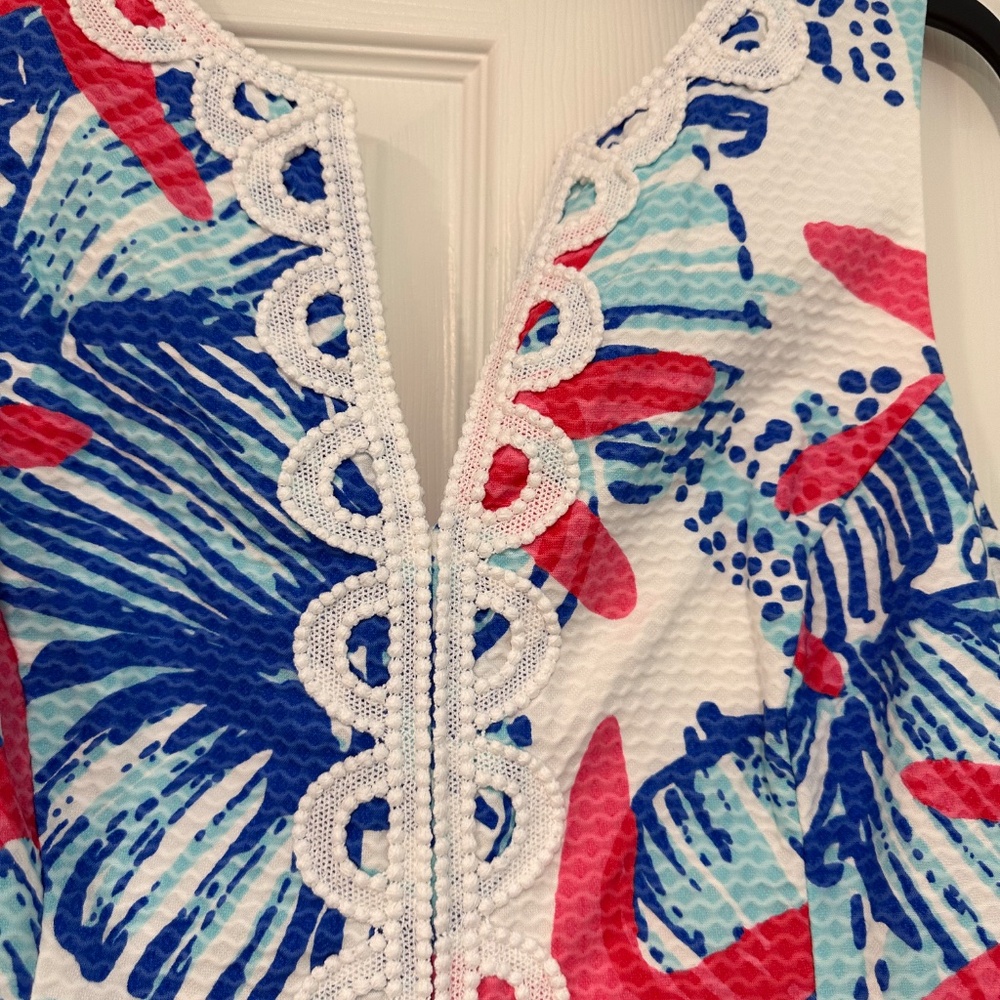 EUC Lilly Pulitzer Janice Sleeveless Shift Dress Size 10 - Picture 7 of 15